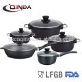 10 pieces die-casting non-stick cookware set